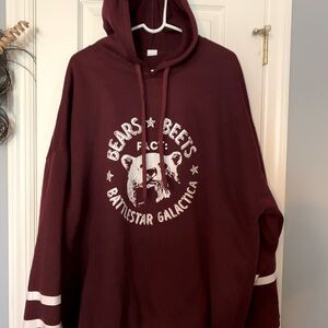 Unisex “The Office” Bears and Beets hooded sweatshirt